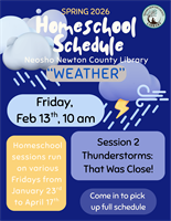 Spring 2026 Homeschool Schedule, Session 2