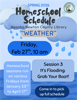 Spring 2026 Homeschool Schedule, Session 3