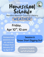 Spring 2026 Homeschool Schedule, Session 6