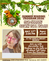 Summer Reading Program 2026 Sue Godsey-Seneca Library Branch