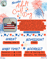Adult Craft Event Session 1