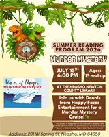 Summer Reading Program 2026 Murder Mystery