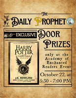 Exclusive Door Prizes at the Academy of Enchanted Readers Event