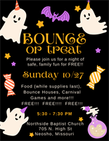 Northside Baptist Church - Bounce or Treat