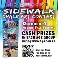 2025 Neosho Arts Council Sidewalk Chalk Art Contest