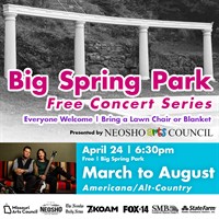 March to August - Big Spring Park Free Concert Series