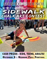 Neosho Arts Council Sidewalk Chalk Art Contest