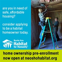 Neosho Habitat Opens Application For Families Seeking Affordable Homeownership