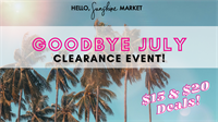 Goodbye, July Clearance Sale!