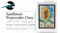 Sunflower Watercolor Class