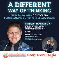 A Different Way of Thinking: An Evening With Cody Clark, Magician and Autistic Self-Advocate