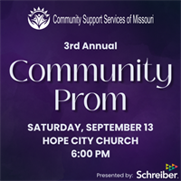 Community Support Services to Host 3rd Annual Community Prom for Individuals With Developmental Disabilities on September 13
