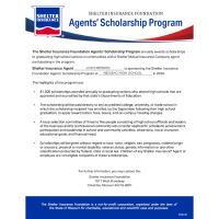 The Shelter Insurance Foundation Agents' Scholarship Program