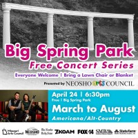 LIVE MUSIC TO FILL BIG SPRING PARK AS MARCH TO AUGUST OPENS FREE CONCERT SERIES