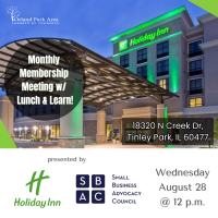 Brunch & Learn Monthly Membership Meeting (Noon) hosted by Holiday Inn