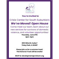 Crisis Center for South Suburbia OPEN HOUSE