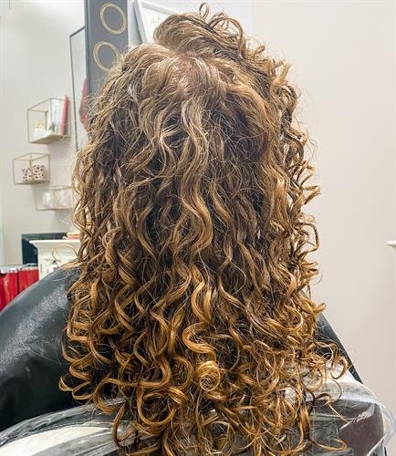 Curly Hair Cut at Salon 224 Curls Studio