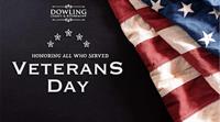 Dowling Legacy & Retirement Veterans Day Luncheon