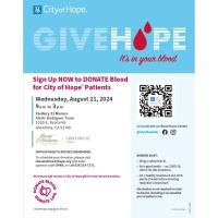 City of Hope Blood Drive