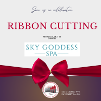 Ribbon Cutting- Sky Goddess Spa