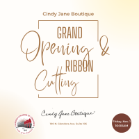 Ribbon Cutting- Cindy Jane Boutique