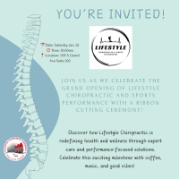 Ribbon Cutting Lifestyle Chiropractic & Sports Performance