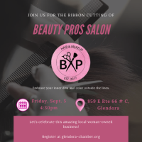 Ribbon Cutting for Beauty Pros Salon