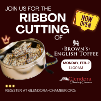 Ribbon Cutting for Brown's English Toffee
