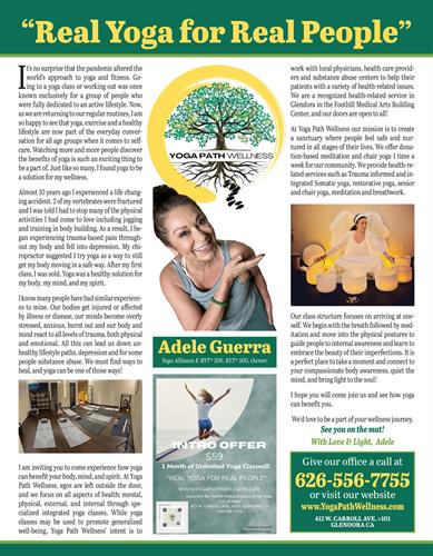 Discover Magazine article on Yoga Path Wellness Studio