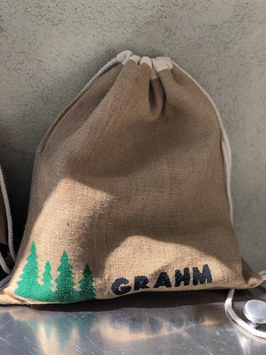 Custom gift bags for guests