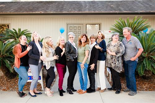 Some of the great team at Campus to Coast Realty