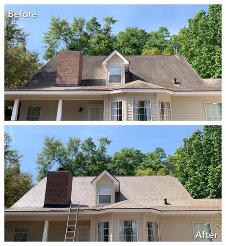 Roof cleaning, Soft Wash Roof Clean