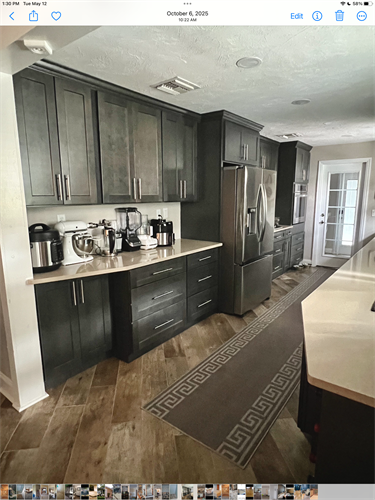 Kitchen cabinets and countertop