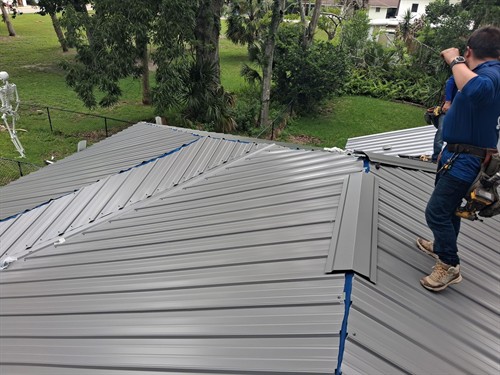 Exposed Fastener Metal Roof