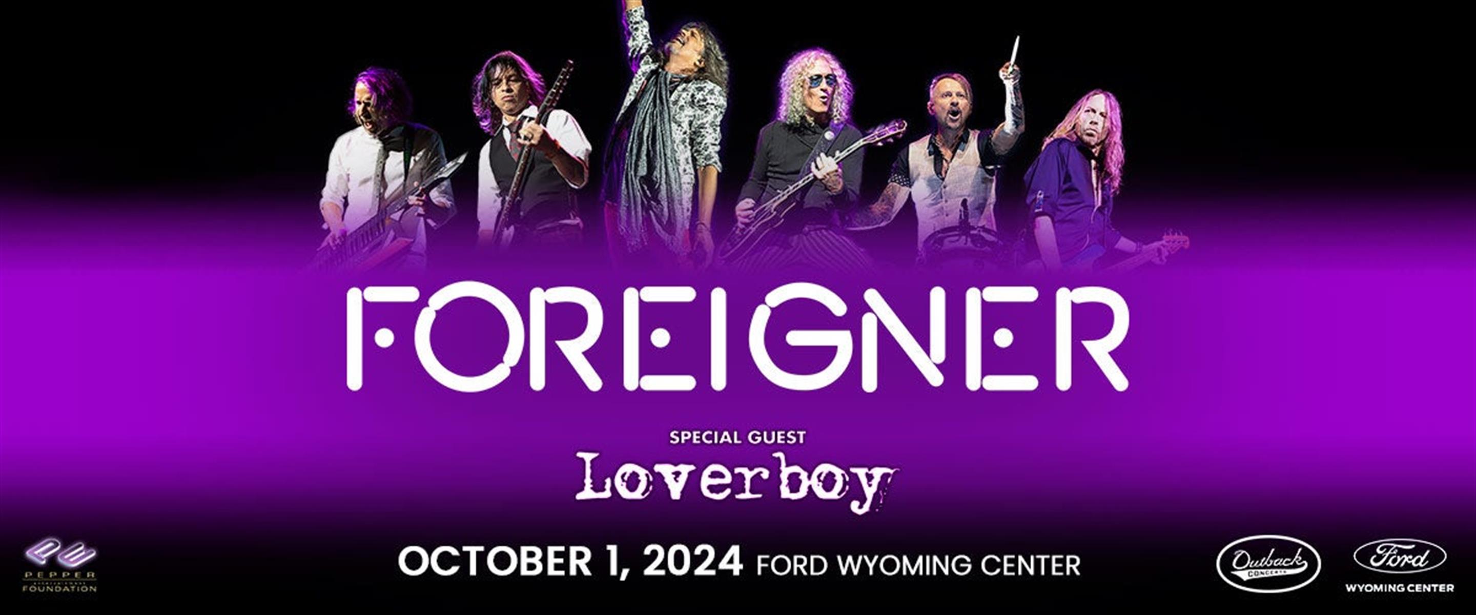 Foreigner The Farewell Tour With Special Guest Loverboy Oct 1, 2024