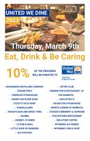 United Way Eat, Drink & Be Caring event
