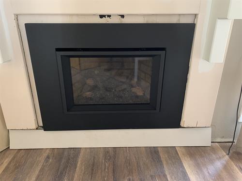 Check out Napoleon's new gas fireplace insert! This is the Oakville X3 model. Ask about our many other models!