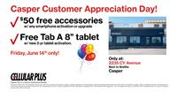 Customer Appreciation Day at Verizon-Cellular Plus in Casper