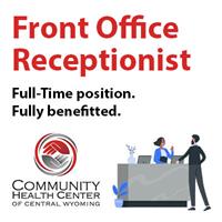 Front Office Receptionist (Full-Time)