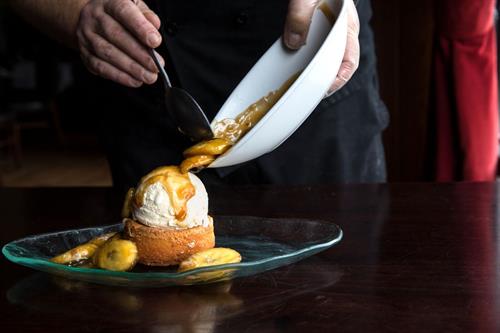 Bananas Foster Butter Cake