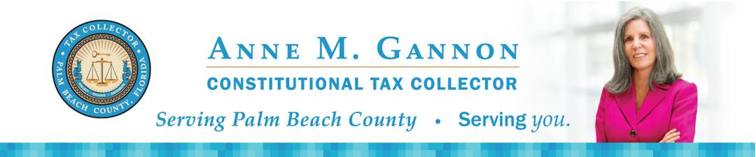 Anne M. Gannon, Constitutional Tax Collector, Serving Palm Beach County