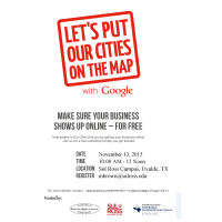 Let's Put our Cities on the Map