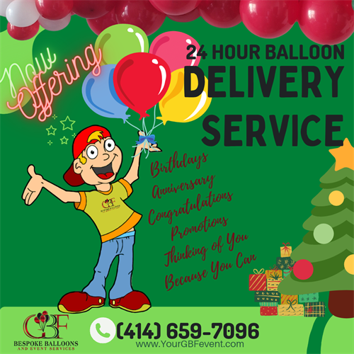 Now offering 24 hour delivery to Milwaukee and its four surrounding counties!