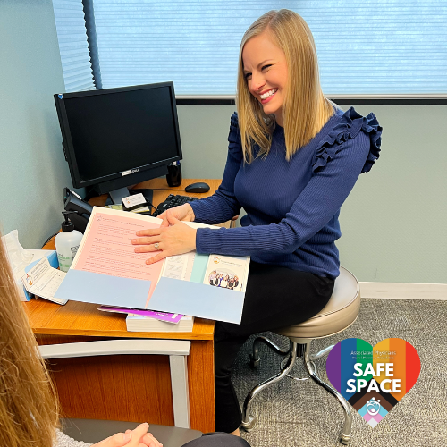 Meet Amanda, our OB/GYN Nurse Educator. Not only is her role unique to our clinic, but it's also unique to the Madison area! She provides tips, tricks, tools, and resources to all of our OB/GYN patients.