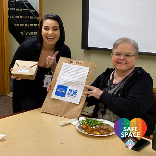 Our healthcare heroes were privileged to receive meals from Blue Plate Catering during their Covid-19 "Feed the Front Lines" initiative.