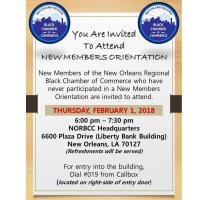 NORBCC New Member Orientation