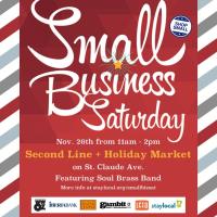 Shop Small Second Line and Holiday Market