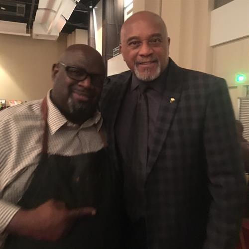 Chef Ave and 1966 OlympianTommie Smith