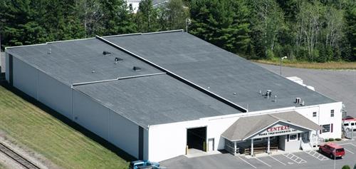 Aerial view of our warehouse and showroom. 