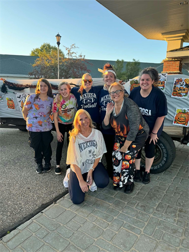 Staff working Nekoosa homecoming parade